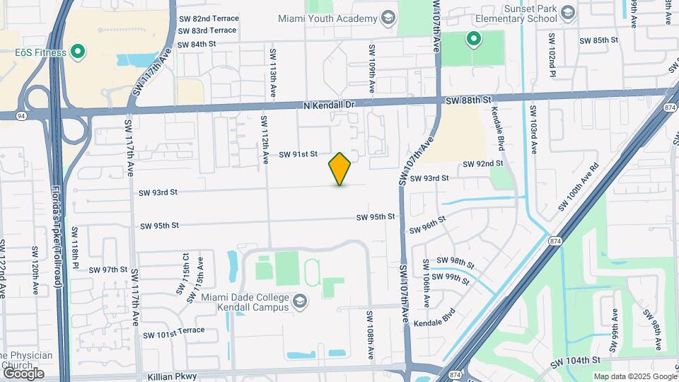 10850 SW 93rd St Map and Location Details