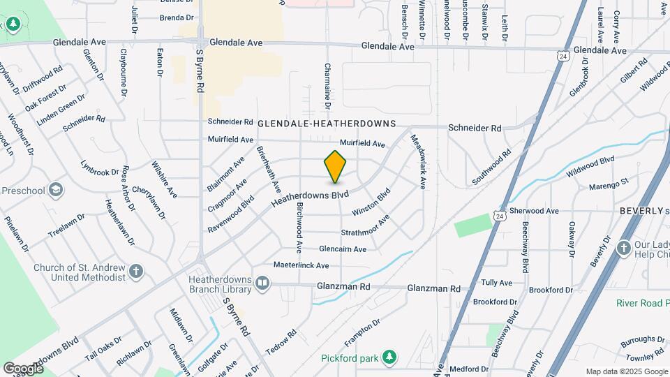 3102 Heatherdowns Blvd Map and Location Details