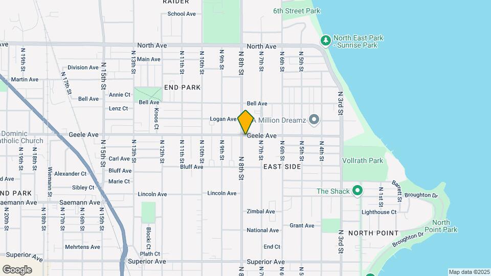 2129 N 8th St Map and Location Details