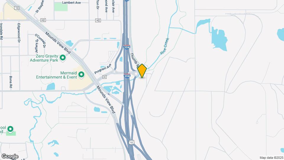 Rice Creek Commons Map and Location Details