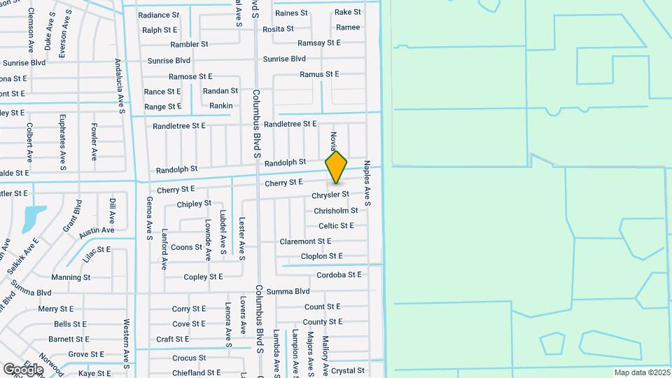 1237 Chrysler St Map and Location Details