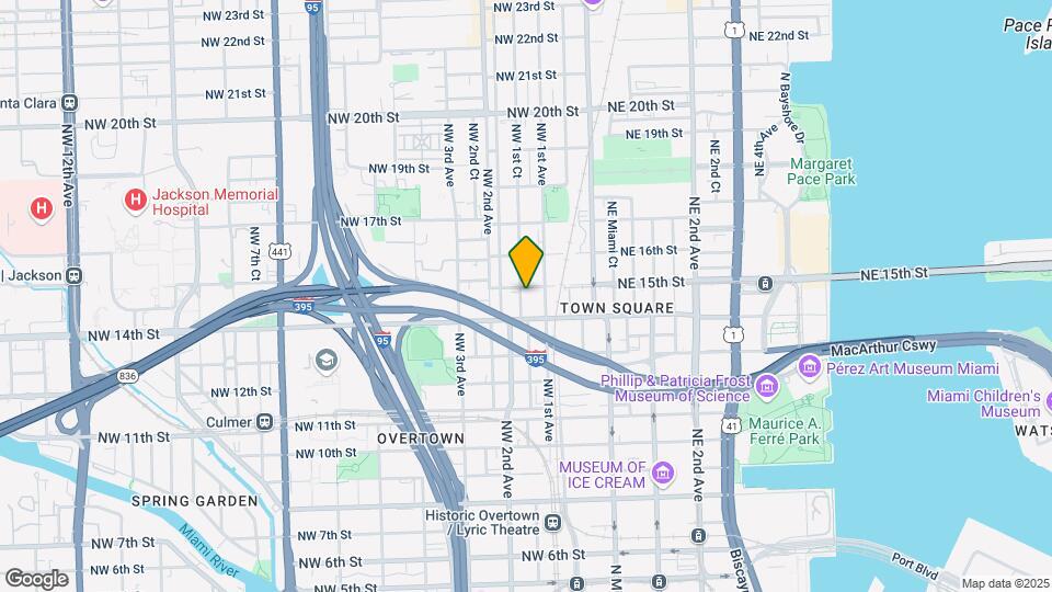 1445 NW 1st Ct Map and Location Details