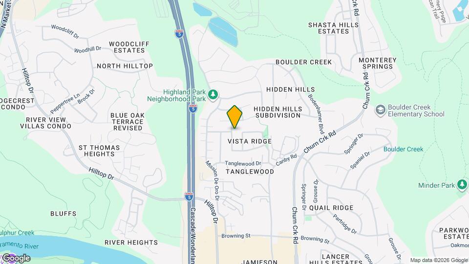 855 Montcrest Dr Map and Location Details