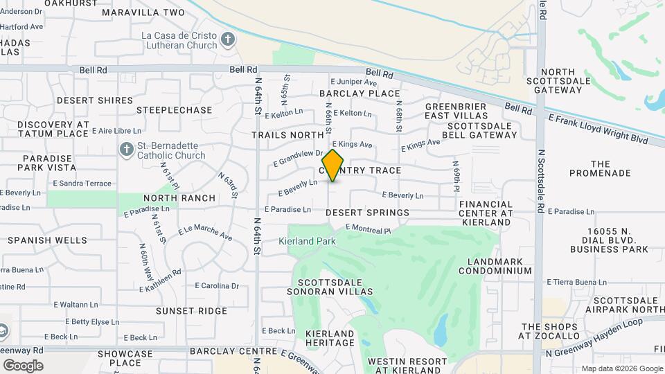 6602 E Beverly Ln Mapa y Detalles de la Ubicación