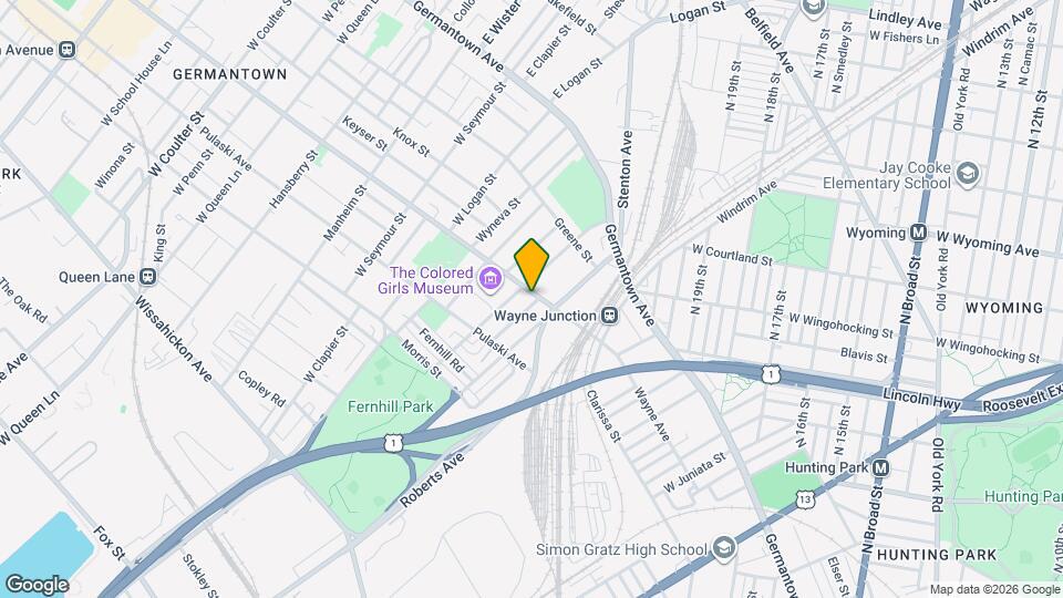 4550 Wayne Ave Map and Location Details