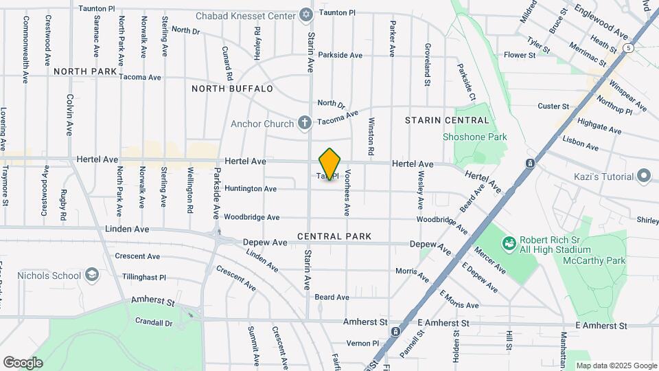 281 Huntington Ave, Unit 4-Loft Map and Location Details