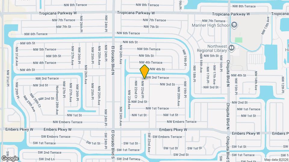 305 NW 22nd Pl Map and Location Details