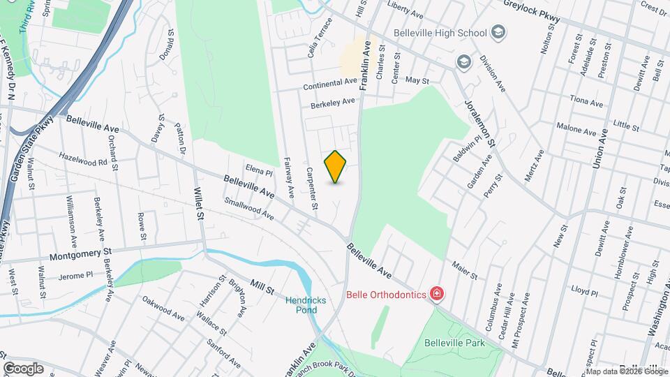 520 Belleville Ave Map and Location Details