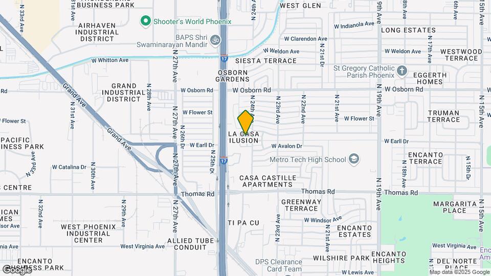 3042 N 24th Dr Map and Location Details