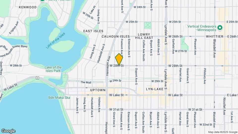 1309 W 28th St, Unit #2 Map and Location Details