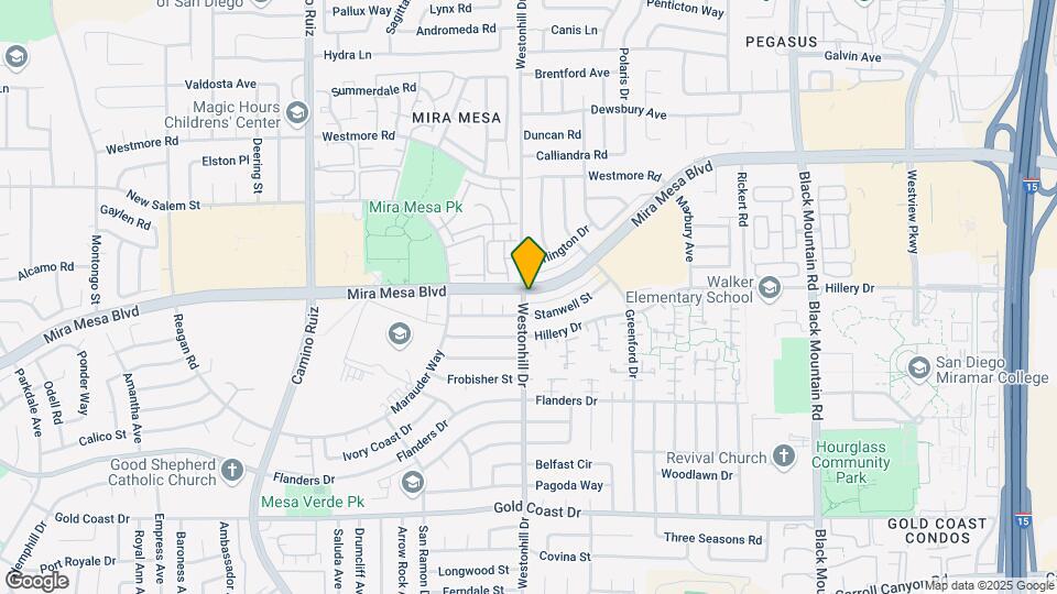 8757 Mira Mesa Blvd Map and Location Details