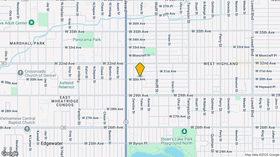 5003 W 30th Ave Map and Location Details