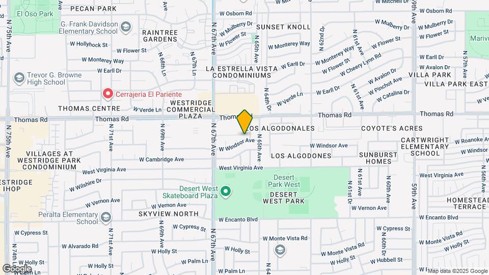 6528 W Windsor Ave Map and Location Details