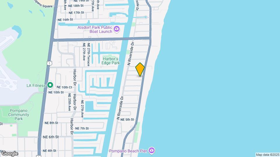 801 N Ocean Blvd Mapa y Detalles de la Ubicación