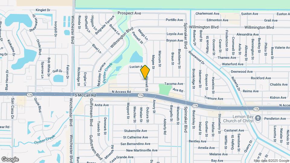 6377 Pennell St Map and Location Details