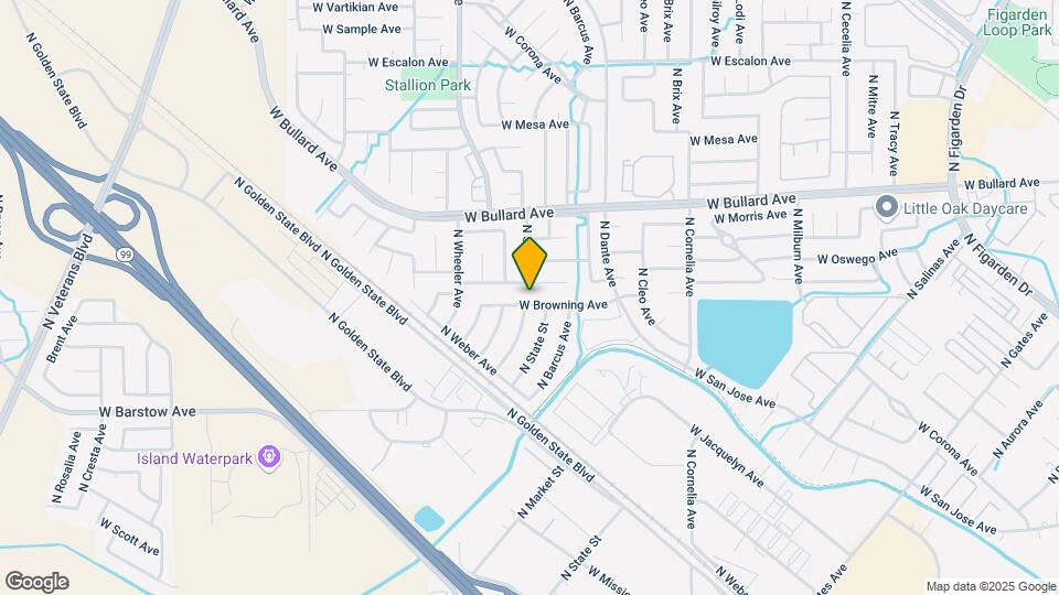 5382 W Browning Ave Map and Location Details