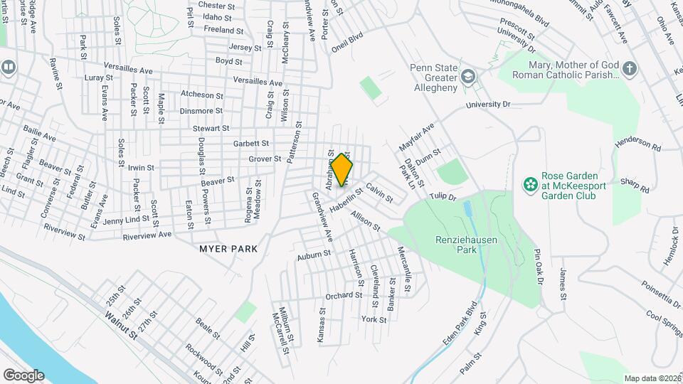 1816 Wesley St Map and Location Details