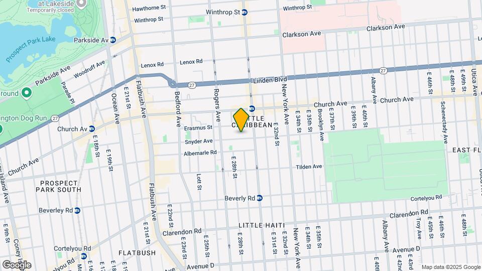 2823 Snyder Ave Map and Location Details