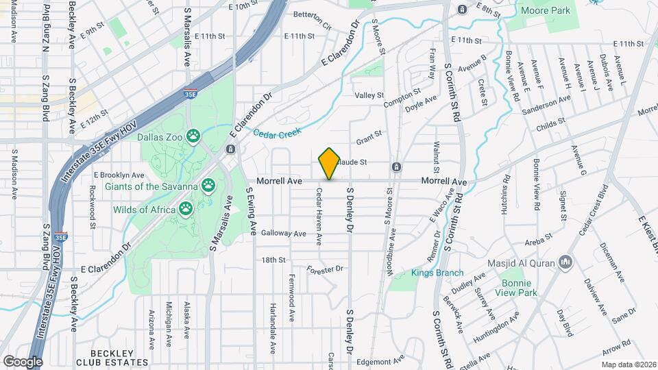 1202 Morrell Ave Map and Location Details