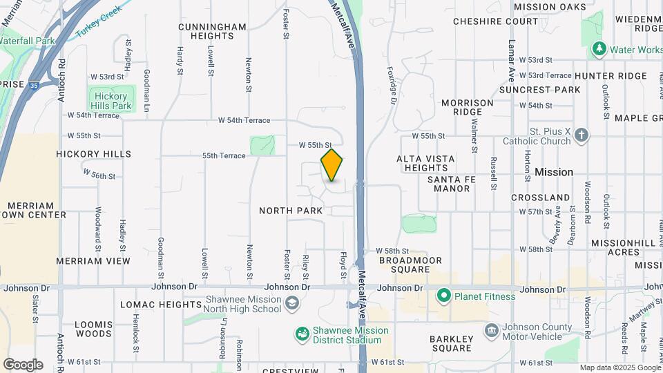 5615 Marty St Map and Location Details