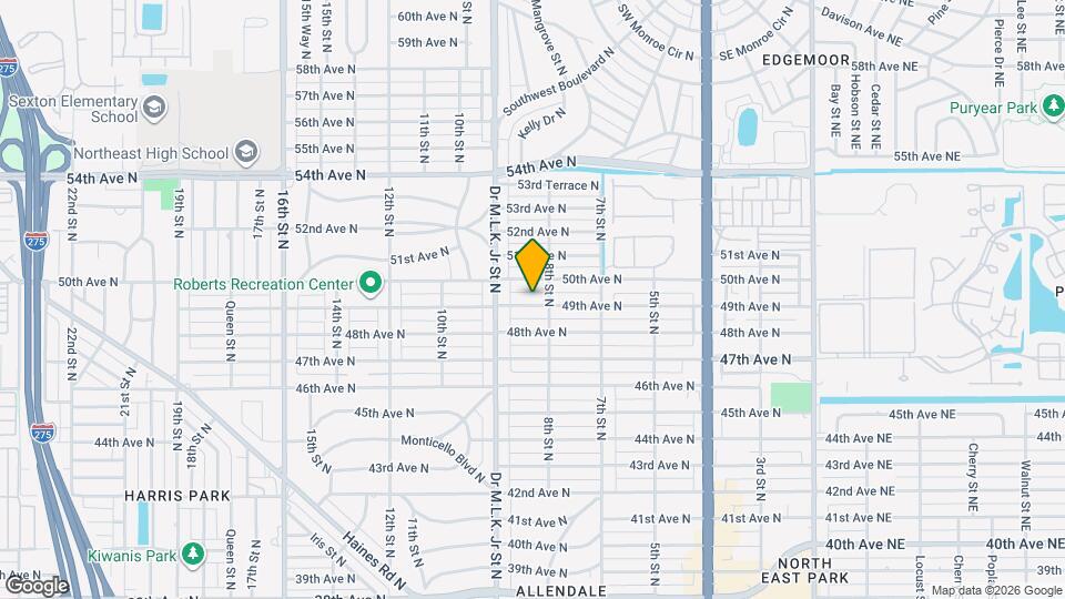 835 49th Ave N Map and Location Details