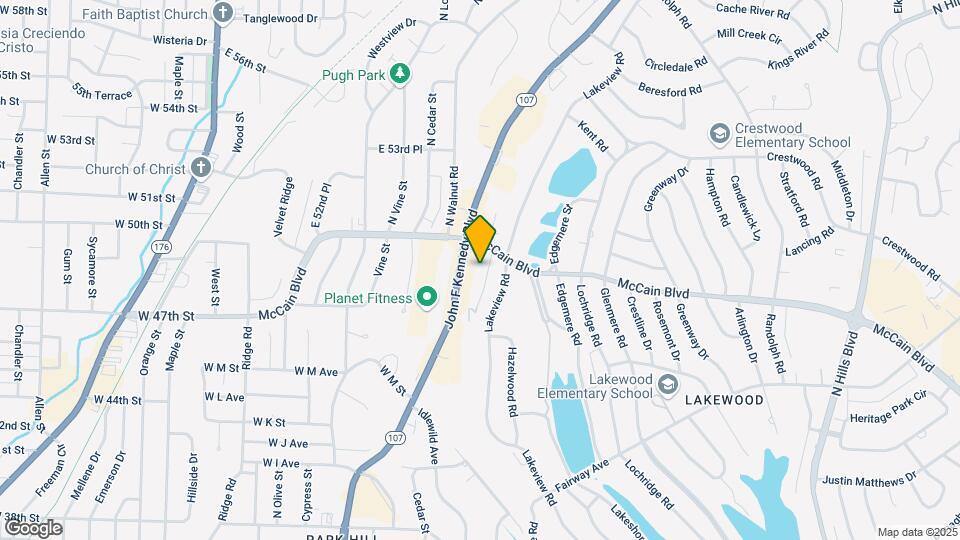 4801 Hickory Ave Map and Location Details