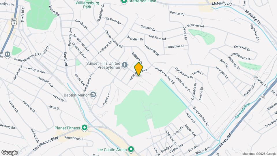 912 Country Club Dr Map and Location Details