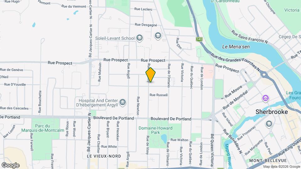 554 De Vimy Rue Map and Location Details