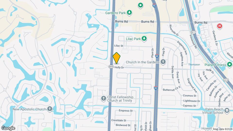 4447 Holly Dr Map and Location Details