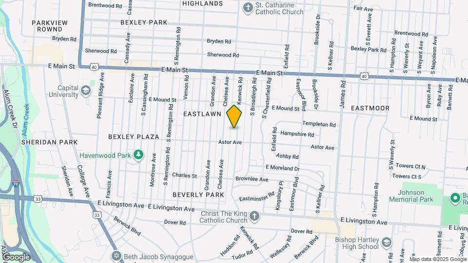 851 Kenwick Rd Map and Location Details