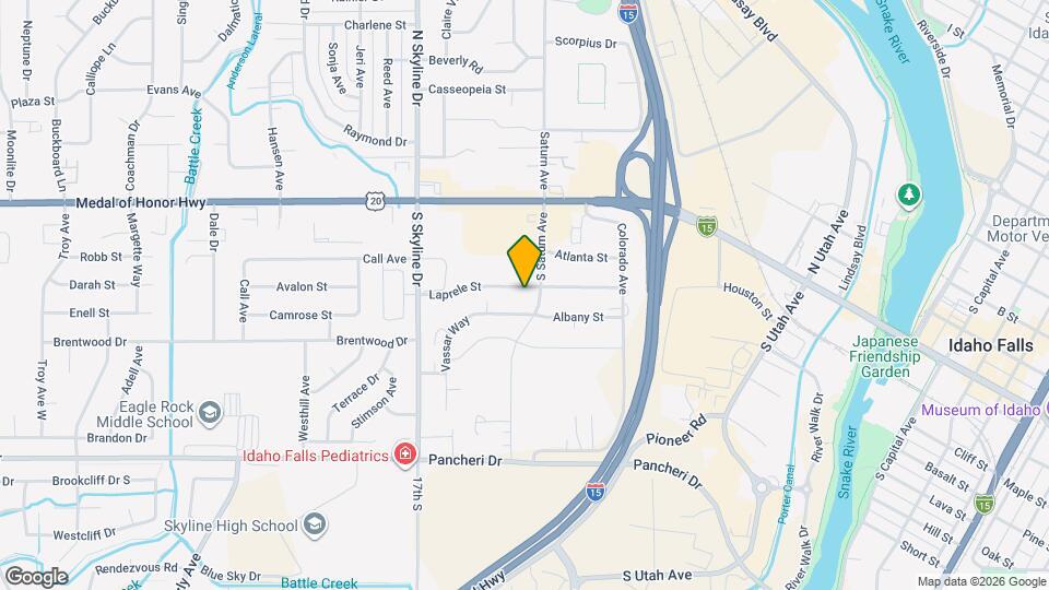 394 S Saturn Ave Map and Location Details