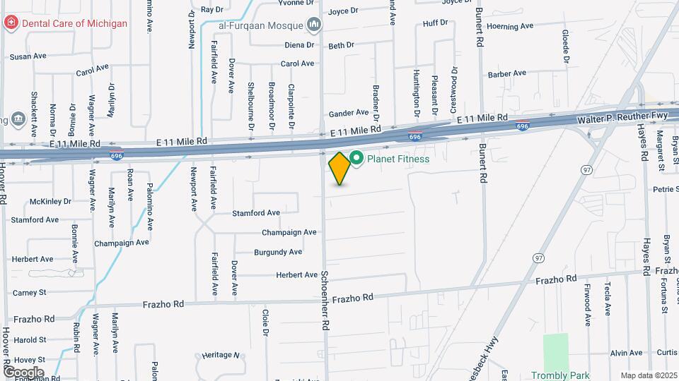 13681 McKinley Ave Map and Location Details