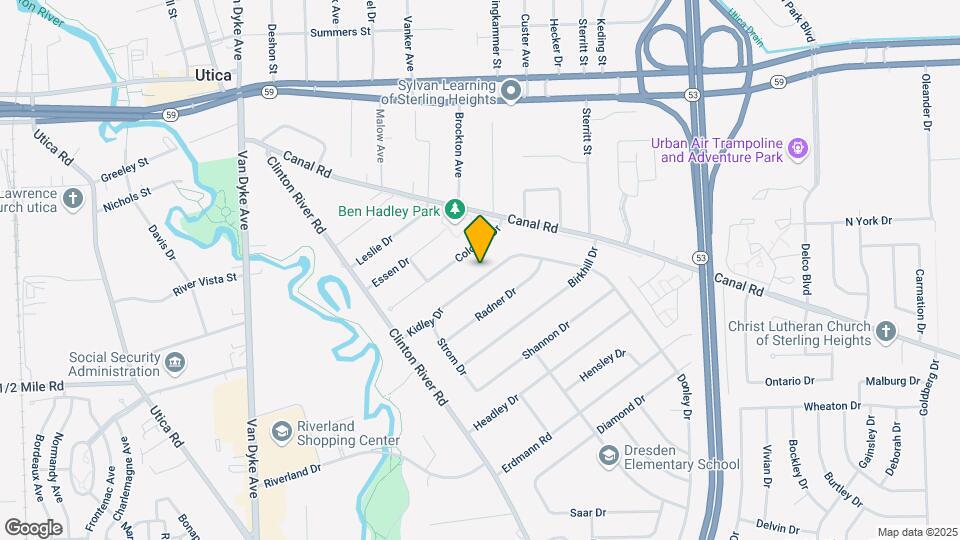 8825 Kidley Dr Map and Location Details