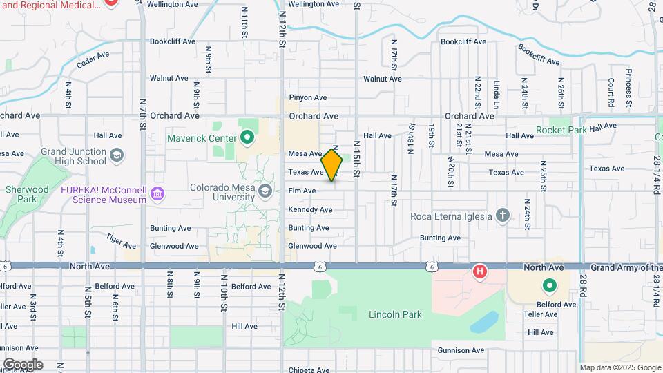 1362 Elm Ave Map and Location Details