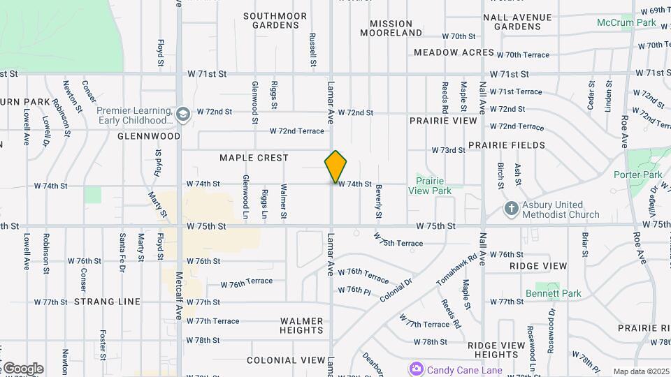 6219 W 74th St Map and Location Details