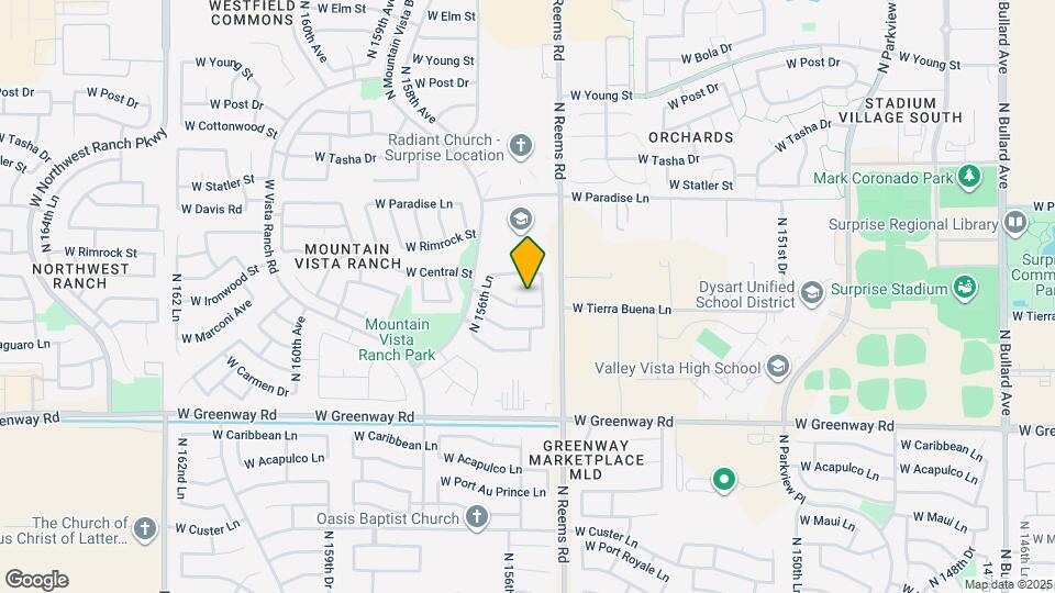 15809 N 156th Ct Mapa y Detalles de la Ubicación