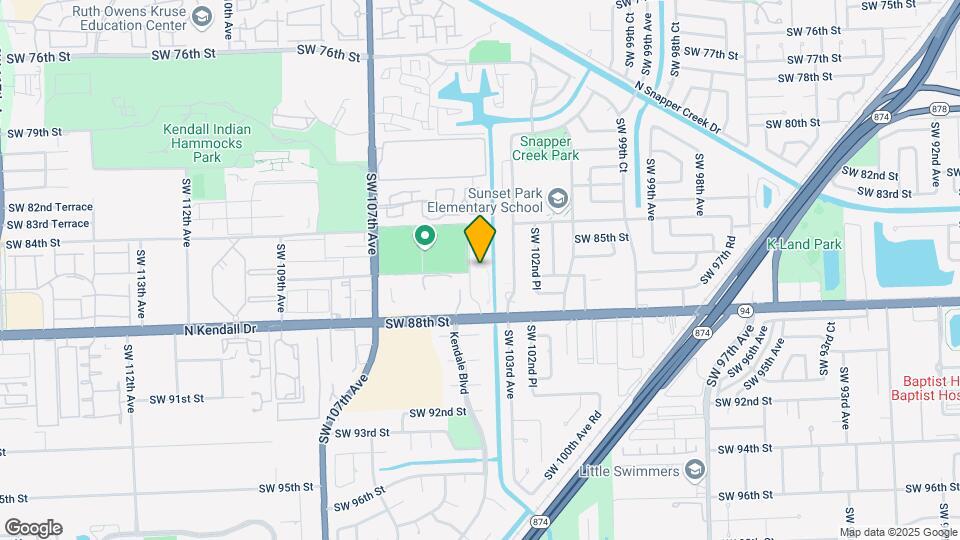 10369 N Kendall Dr-Unit -F8 Map and Location Details