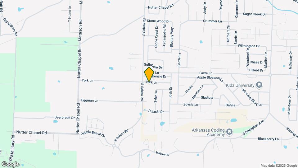 2845 York Ln Map and Location Details