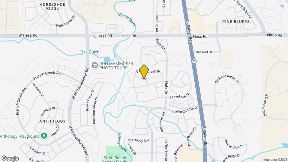 19104 E Oak Creek Way Map and Location Details