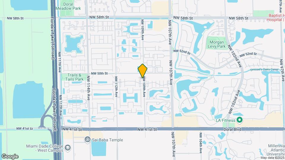 4891 NW 109th Ct Map and Location Details