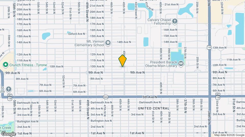 918 45th St N Map and Location Details