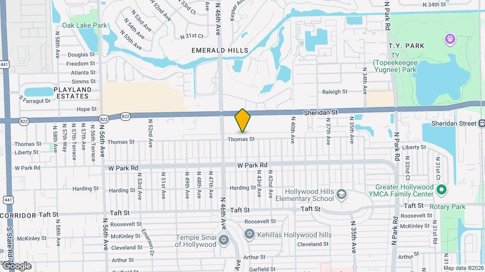 4411 Thomas St Map and Location Details