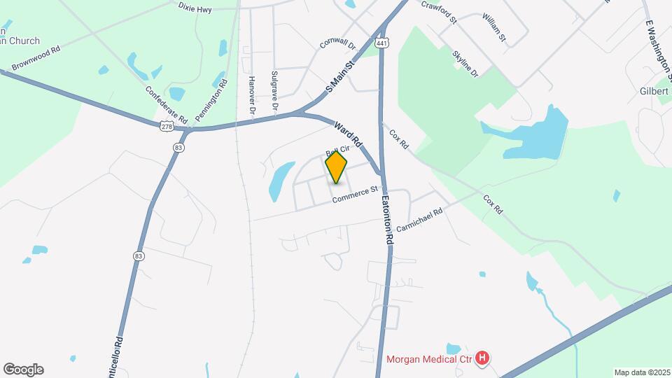 1015 Highland Ave Map and Location Details