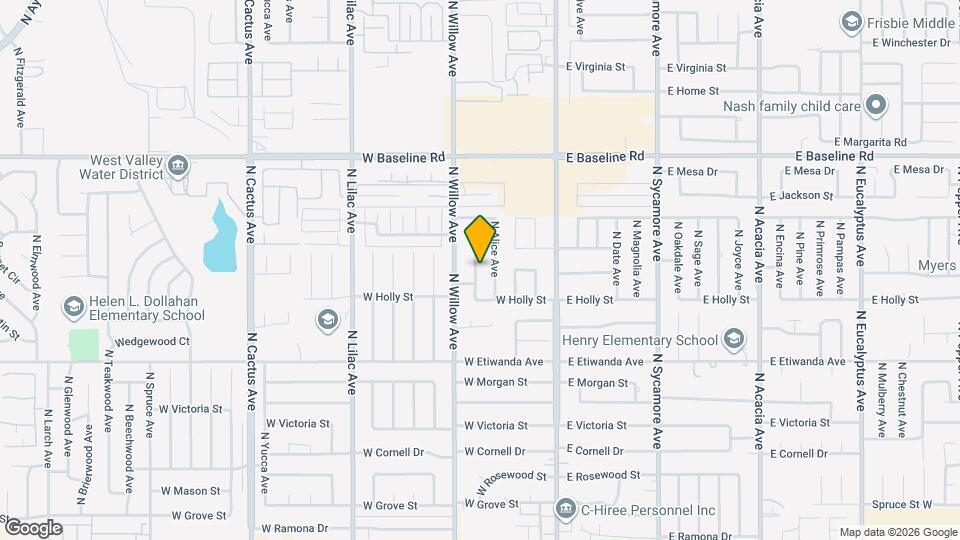 979 N Gardena Ave Mapa y Detalles de la Ubicación