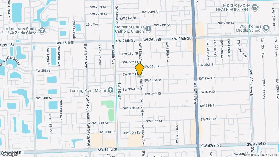 3140 SW 142nd Ave Map and Location Details