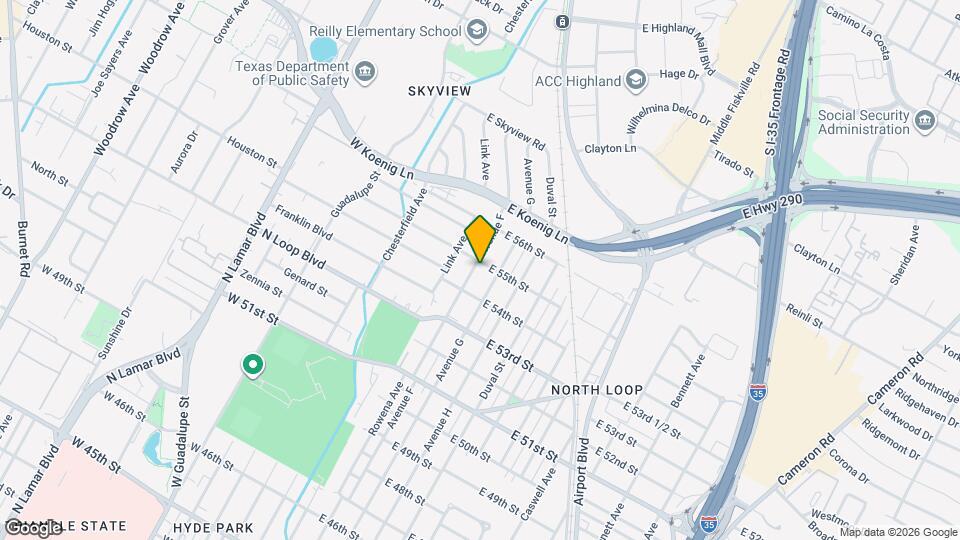 5413 Avenue F Map and Location Details