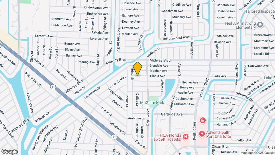 21043 Gladis Ave Map and Location Details