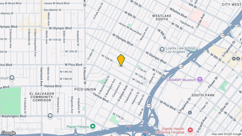 1664 W 12th St Map and Location Details