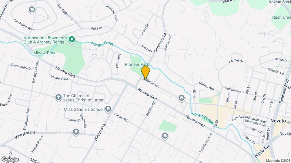 1877 Virginia Ave Map and Location Details