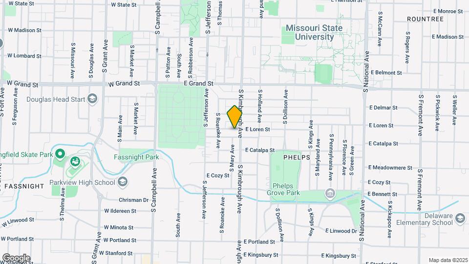 536 E Loren St Map and Location Details